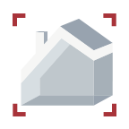 Logo de Capture Immo représentant une maison stylisée.