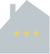 Icône représentant une petite maison confortable avec 3 étoiles, symbolisant le forfait "Essentiel" de Capture Immo pour les propriétés de taille réduite.