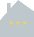 Icône représentant une maison confortable avec 3 étoiles, symbolisant l'offre "Essentielle" de Capture Immo.