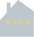 Icône représentant une maison moderne avec 4 étoiles, symbolisant l'offre "Premium" de Capture Immo.