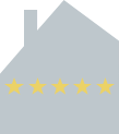 Icône représentant une maison élégante avec 5 étoiles, symbolisant l'offre "Prestige" de Capture Immo.